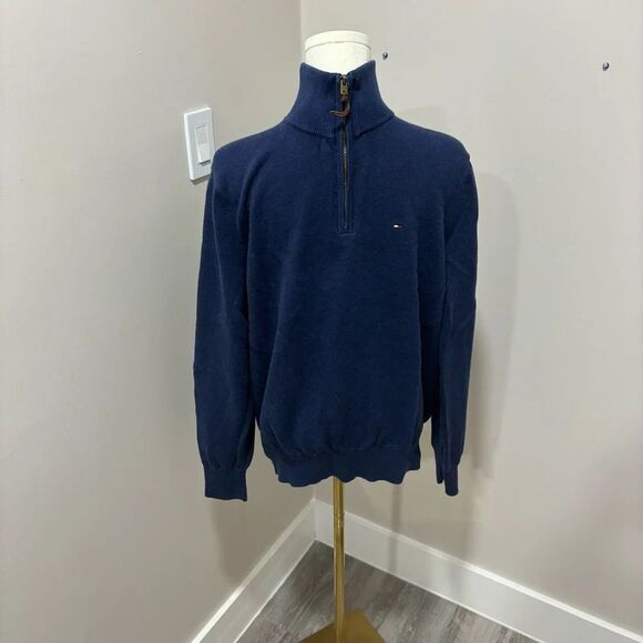 Tommy Hilfiger Men’s Quarter Zip. Closet‎ J17 - Picture 1 of 4
